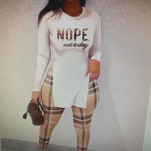 2 piece pant set ( Nope not today)
